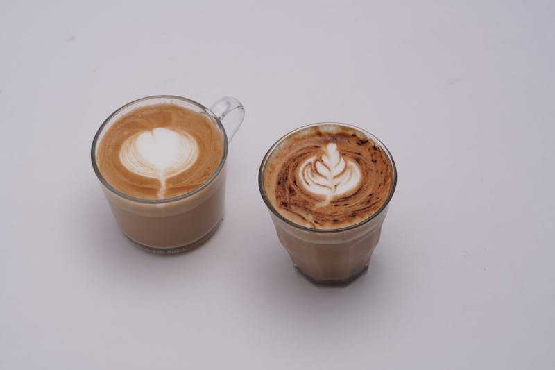 Specialty coffee latte at Cafe Rio
