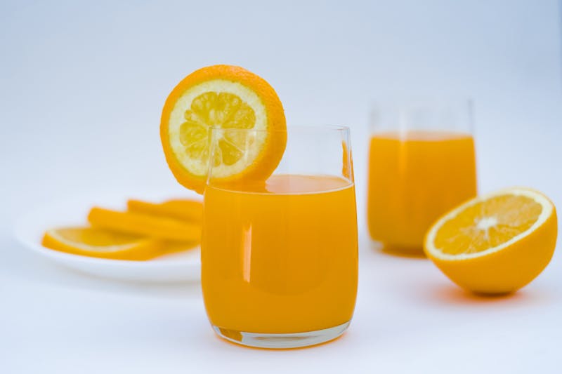 Fresh pressed juice at Cafe Rio